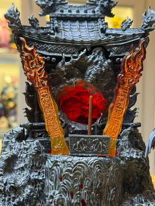 Custom Hand Made 1/12 Black Myth Wukong Flame Mountain Temple Diorama
