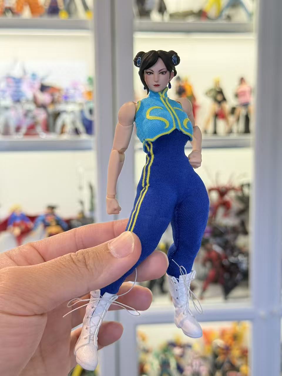 Custom 1/12 Action Figure Street Fighter Chun Li (Figure Body Not Included)