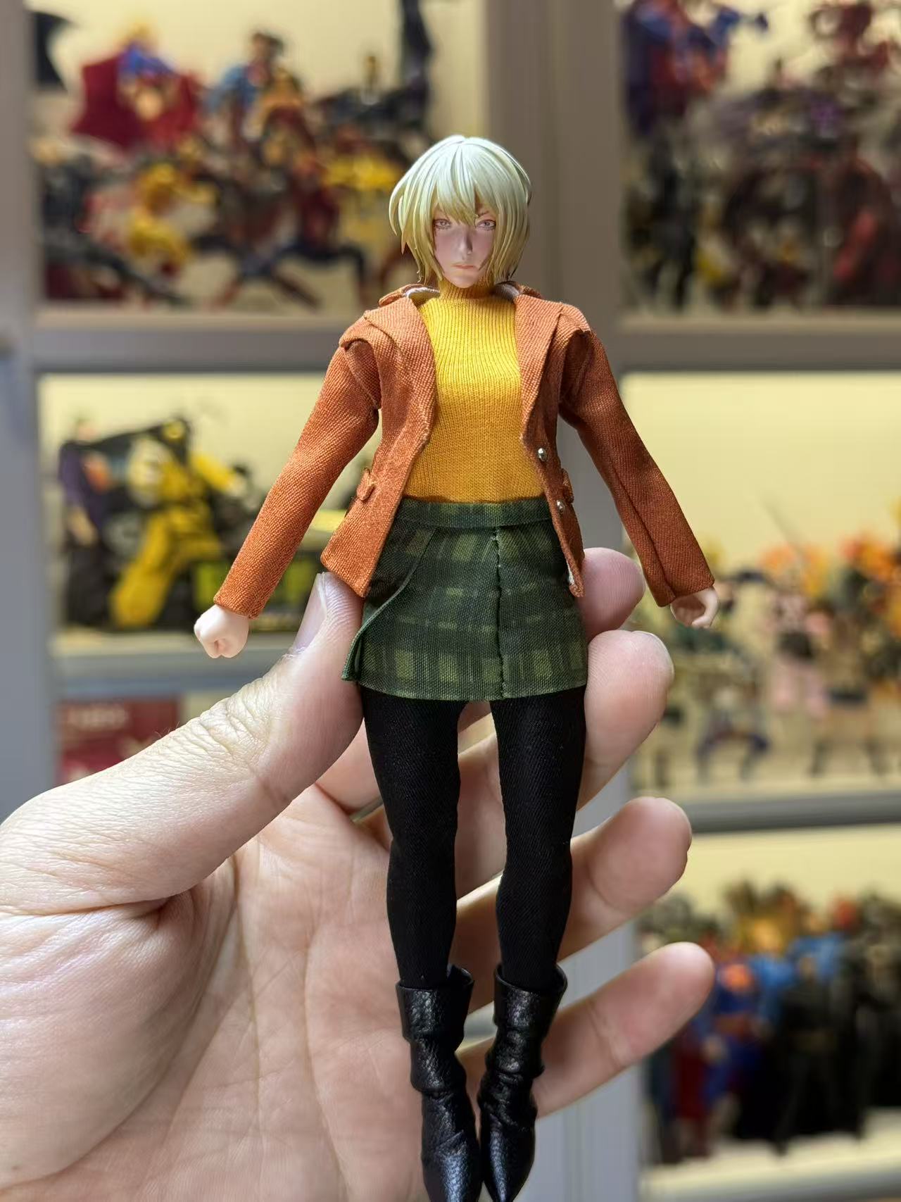Custom 1/12 Action Figure Resident Evil Ashely for Romankey (Figure Body Not Included)