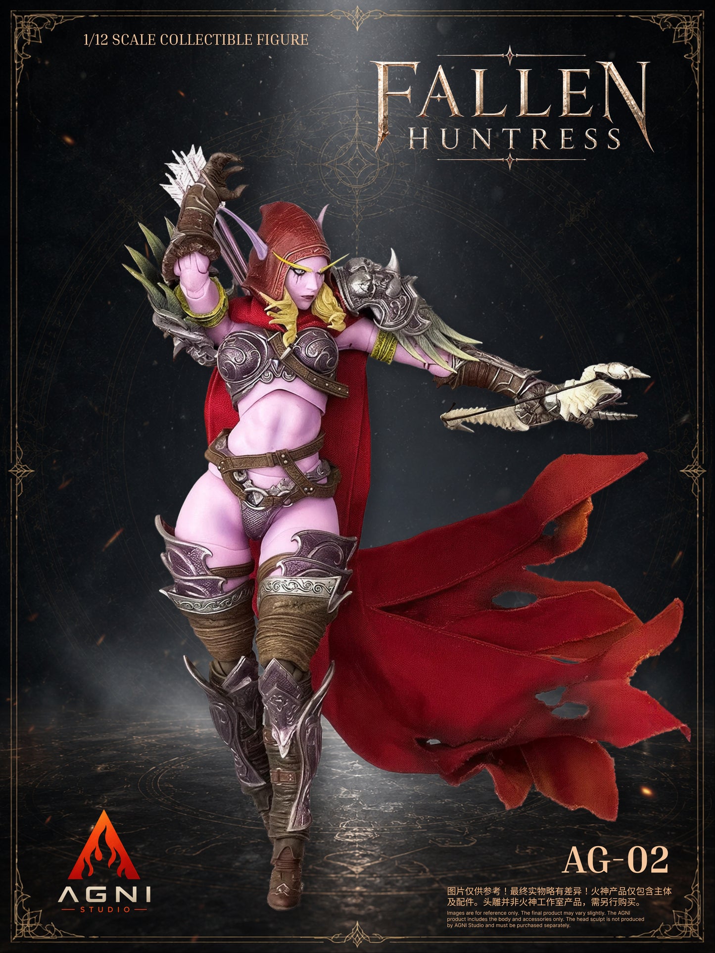 (Pre-Order) Agni Stuido 1/12 Fallen Huntress and FR Head Set Action figure