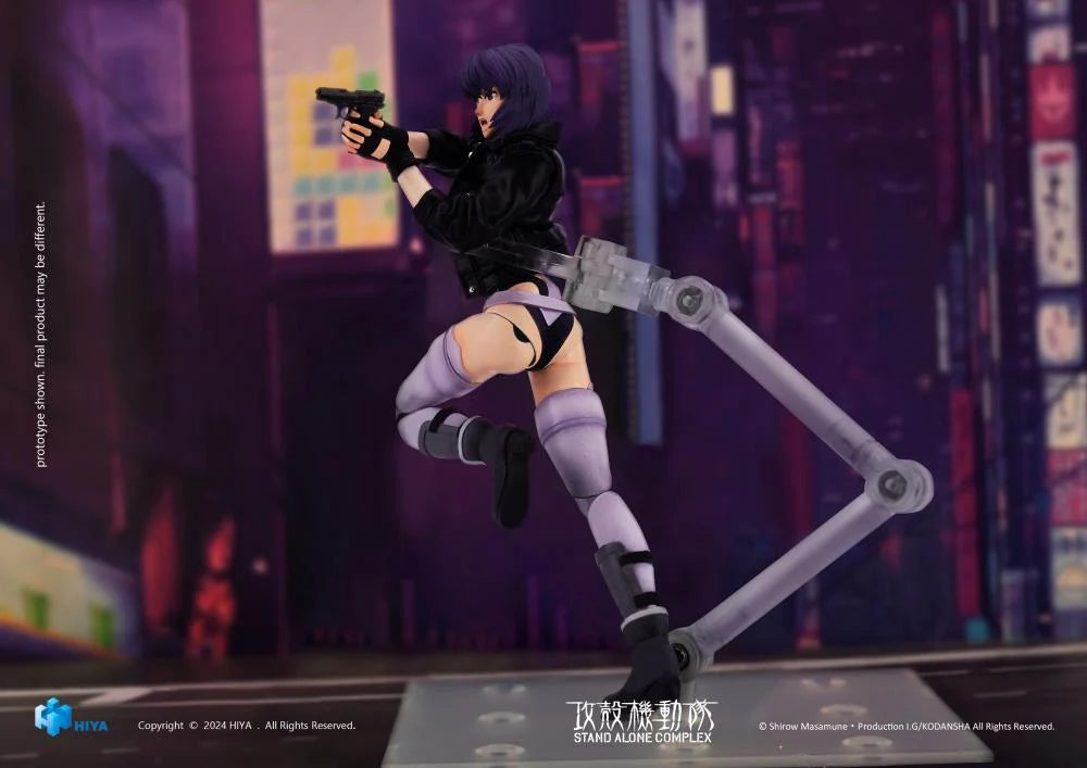 HIYA Exquisite Super Series 1/12 Scale 6 Inch GHOST IN THE SHELL Stand Alone Complex Kusanagi Motoko Action Figure