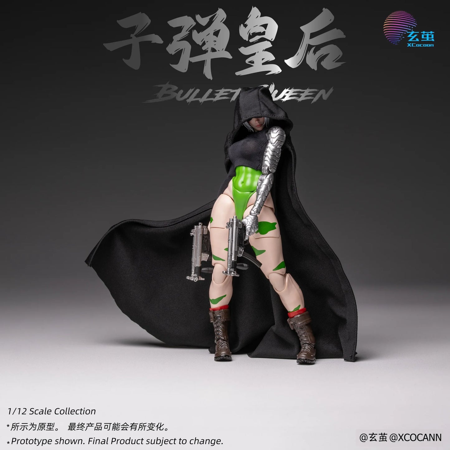 (Pre-Order) Xocann studio 1/12 Cyberpunk fighters Club NO.2 Bullet Queen action figure MF001 Kit