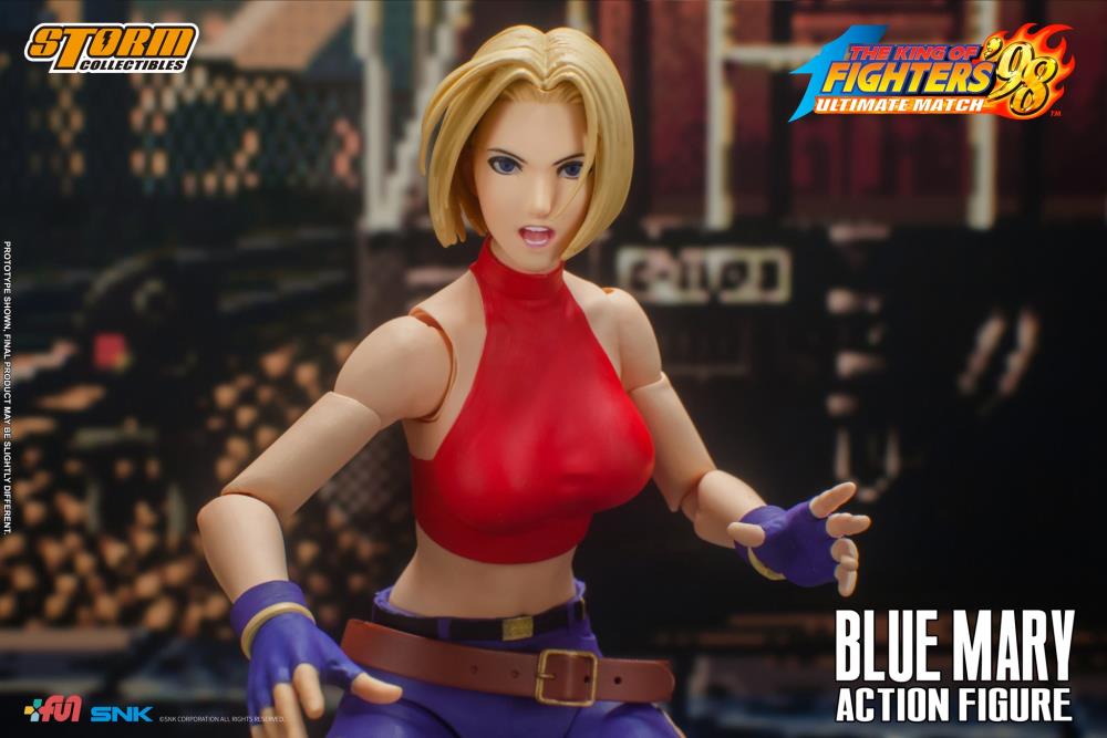 STORM COLLECTIBLES The King of Fighters '98 Blue Mary 1/12 Scale Figure (In Stock)