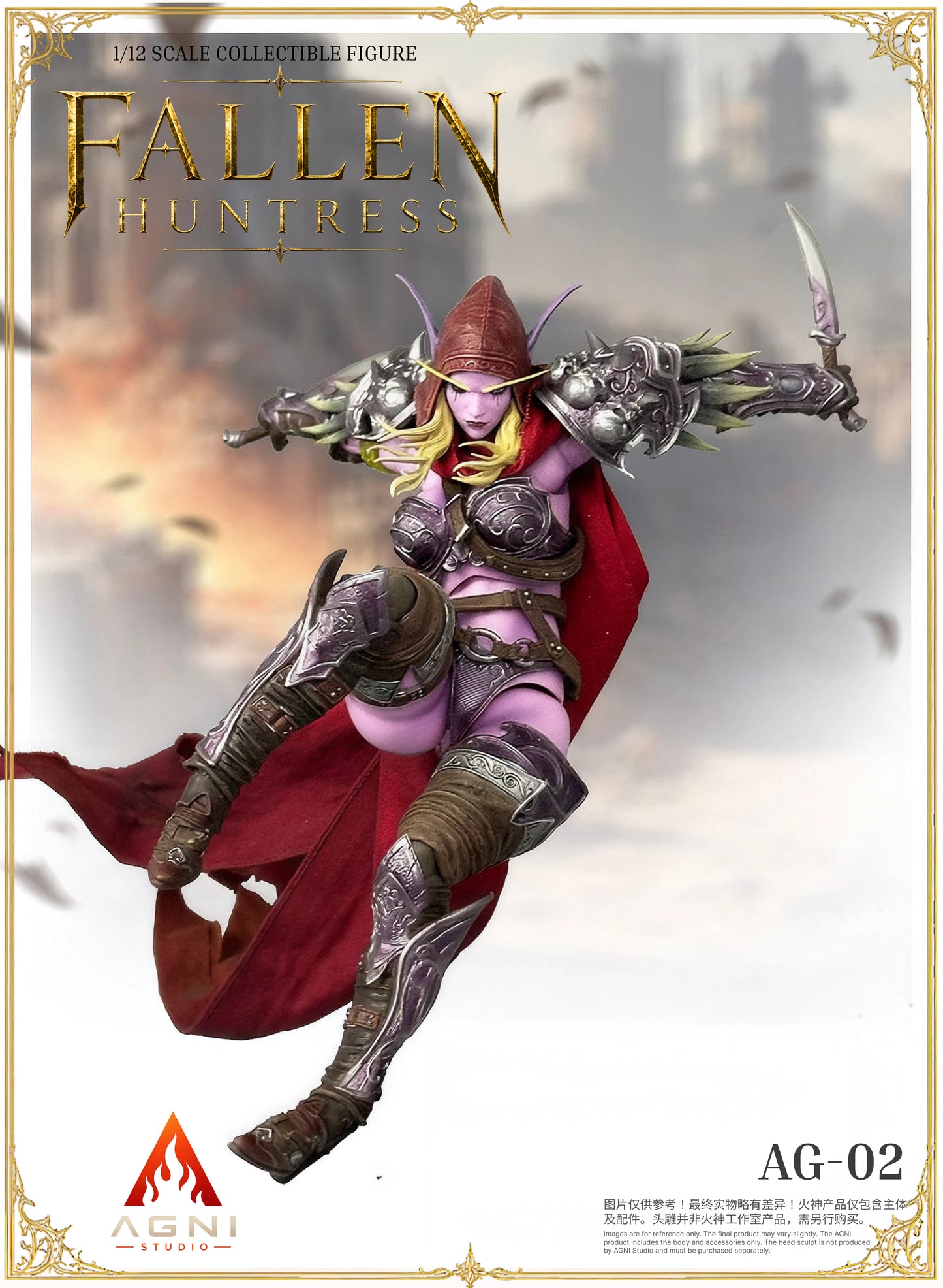 (Pre-Order) Agni Stuido 1/12 Fallen Huntress and FR Head Set Action figure
