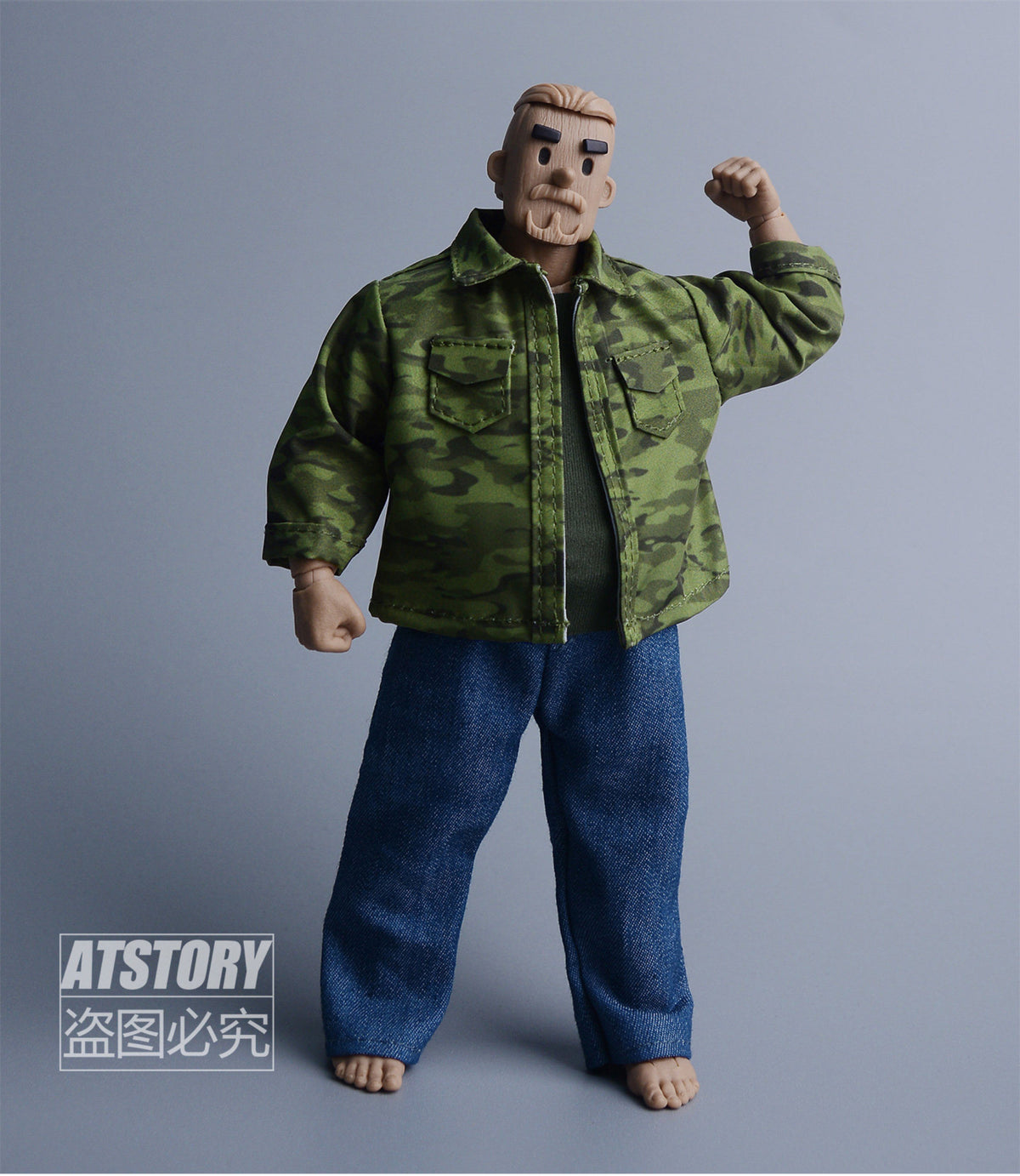 Custom 1/12 Clothing Accessories Military Uniform for 1/12 Scale Strong Body