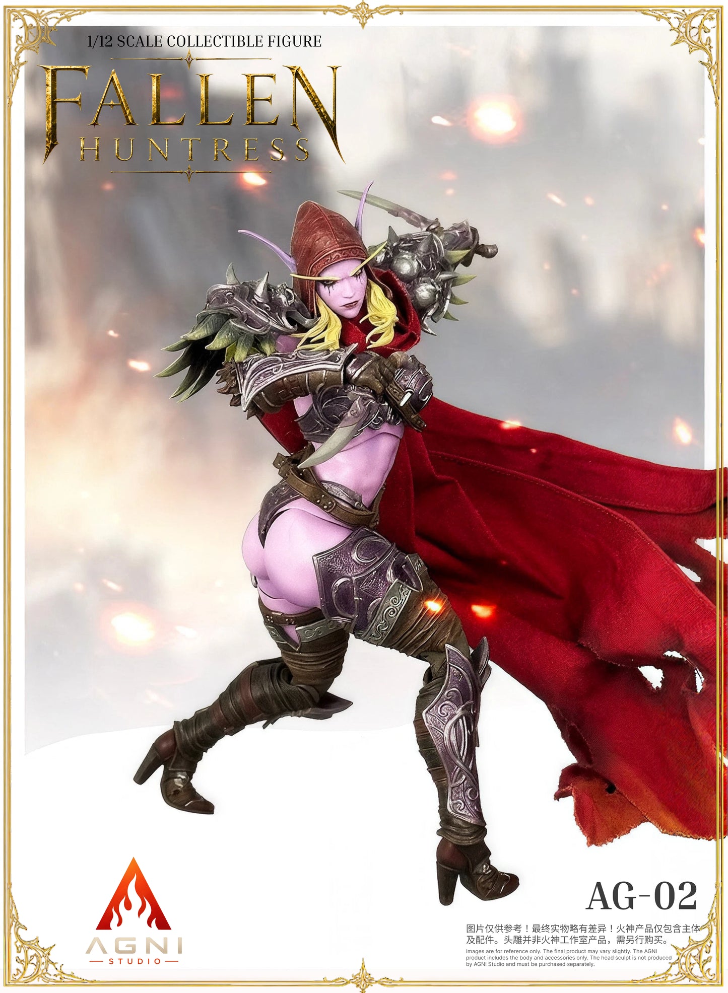 (Pre-Order) Agni Stuido 1/12 Fallen Huntress and FR Head Set Action figure