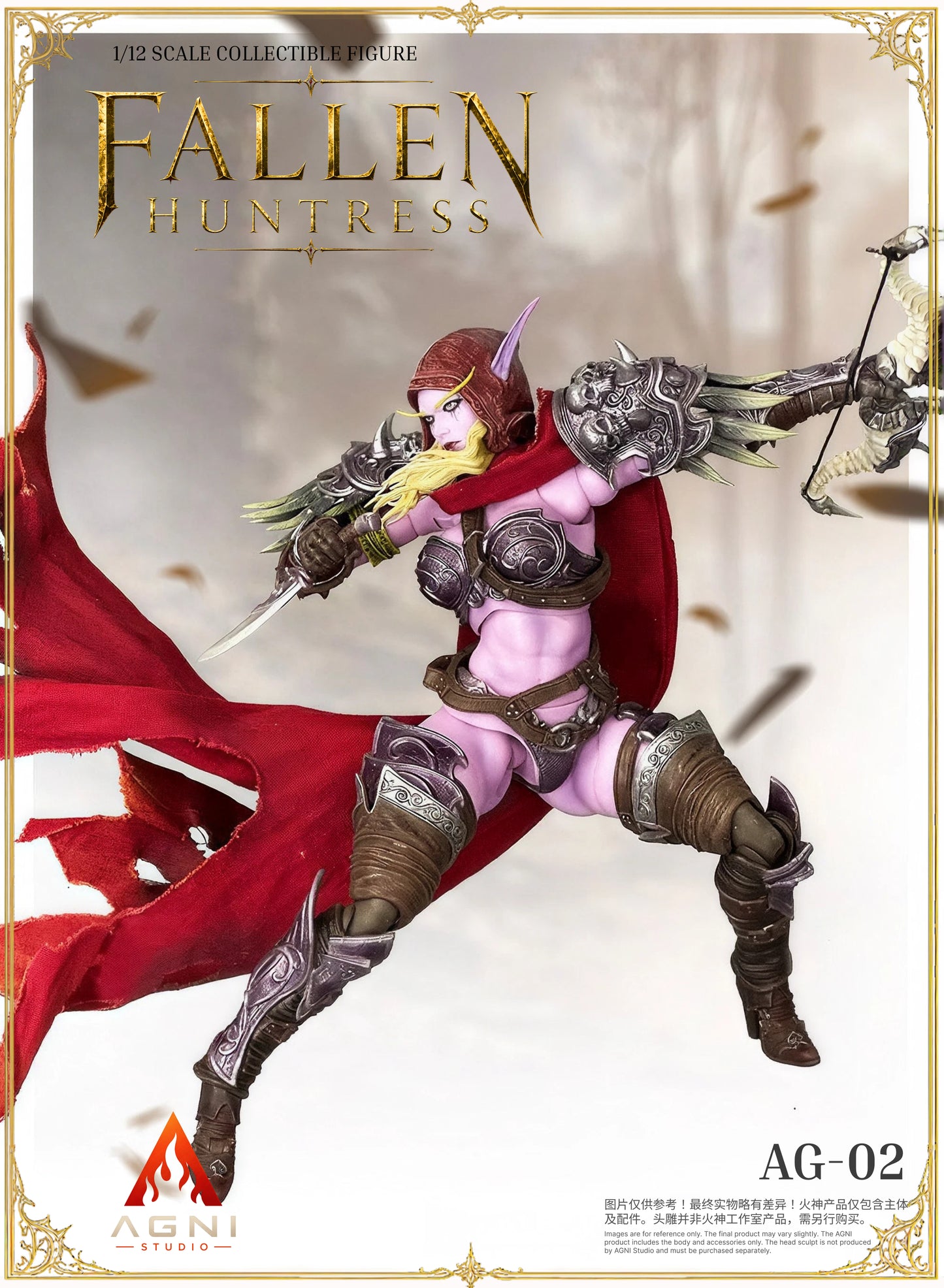 (Pre-Order) Agni Stuido 1/12 Fallen Huntress and FR Head Set Action figure