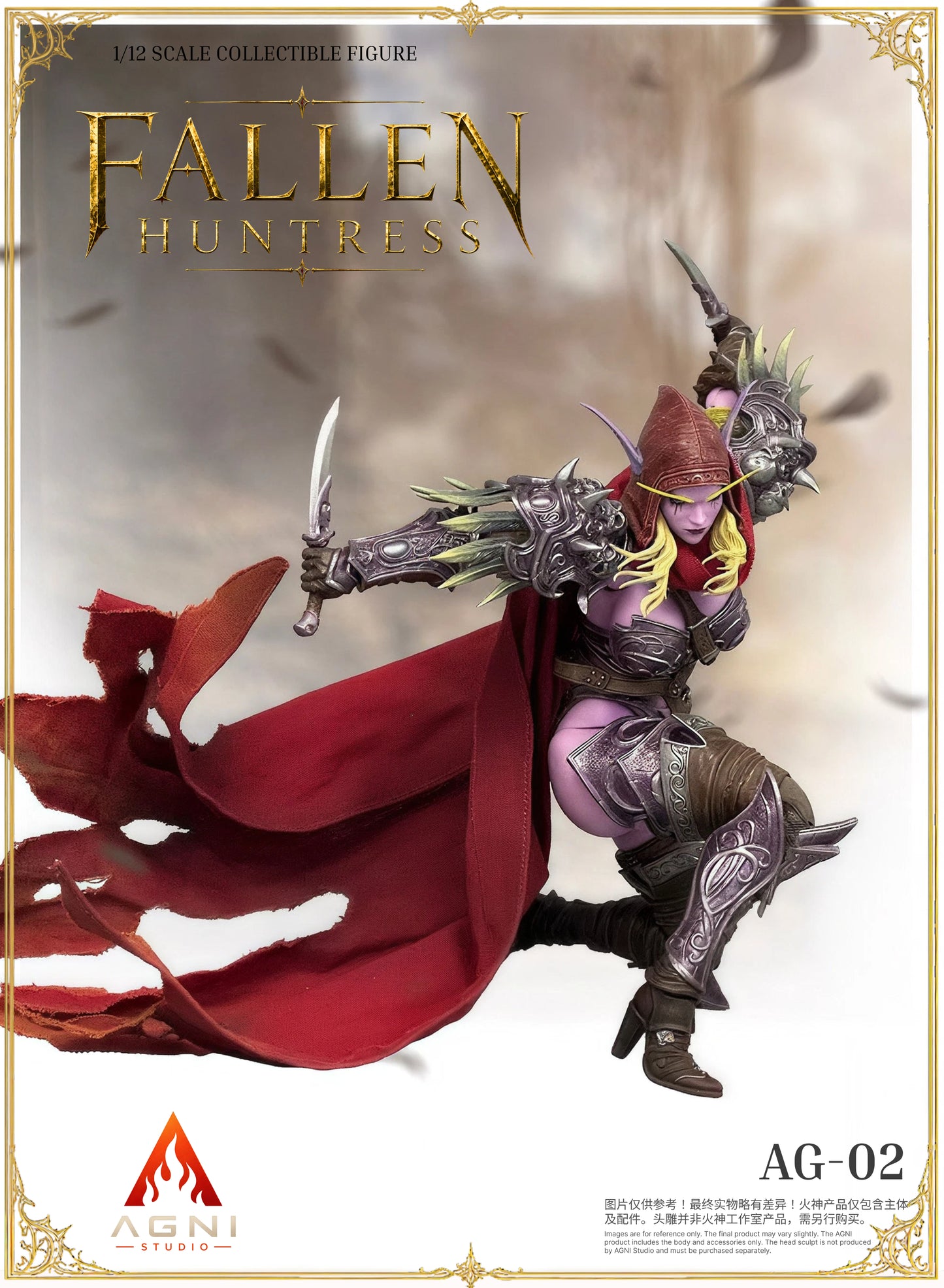 (Pre-Order) Agni Stuido 1/12 Fallen Huntress and FR Head Set Action figure
