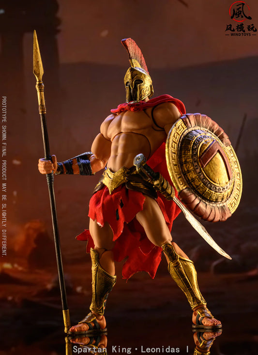 (Pre-Order) Wind Toys 1/12 Spartan King Leonidas FMW004 Standard and Bloodstained Version action figure
