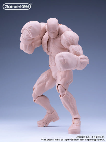 (Pre-Order) Romankey 1/12 Highly Articulated Male Body UMS003 BIG GUY Ver A B and C