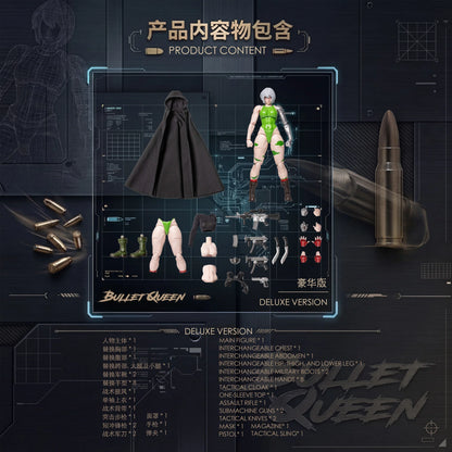 (Pre-Order) Xocann studio 1/12 Cyberpunk fighters Club NO.2 Bullet Queen action figure MF001 Kit