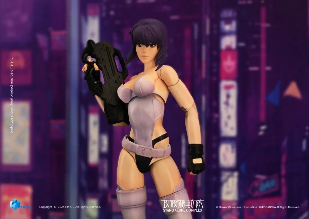 HIYA Exquisite Super Series 1/12 Scale 6 Inch GHOST IN THE SHELL Stand Alone Complex Kusanagi Motoko Action Figure