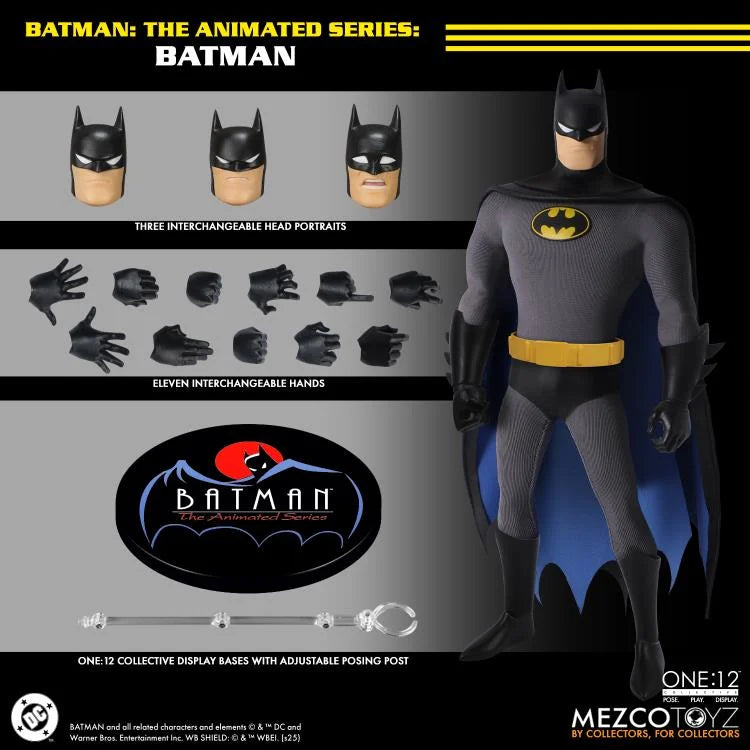 (Pre-Order) Mezco Batman: The Animated Series One:12 Collective Batman Action Figure