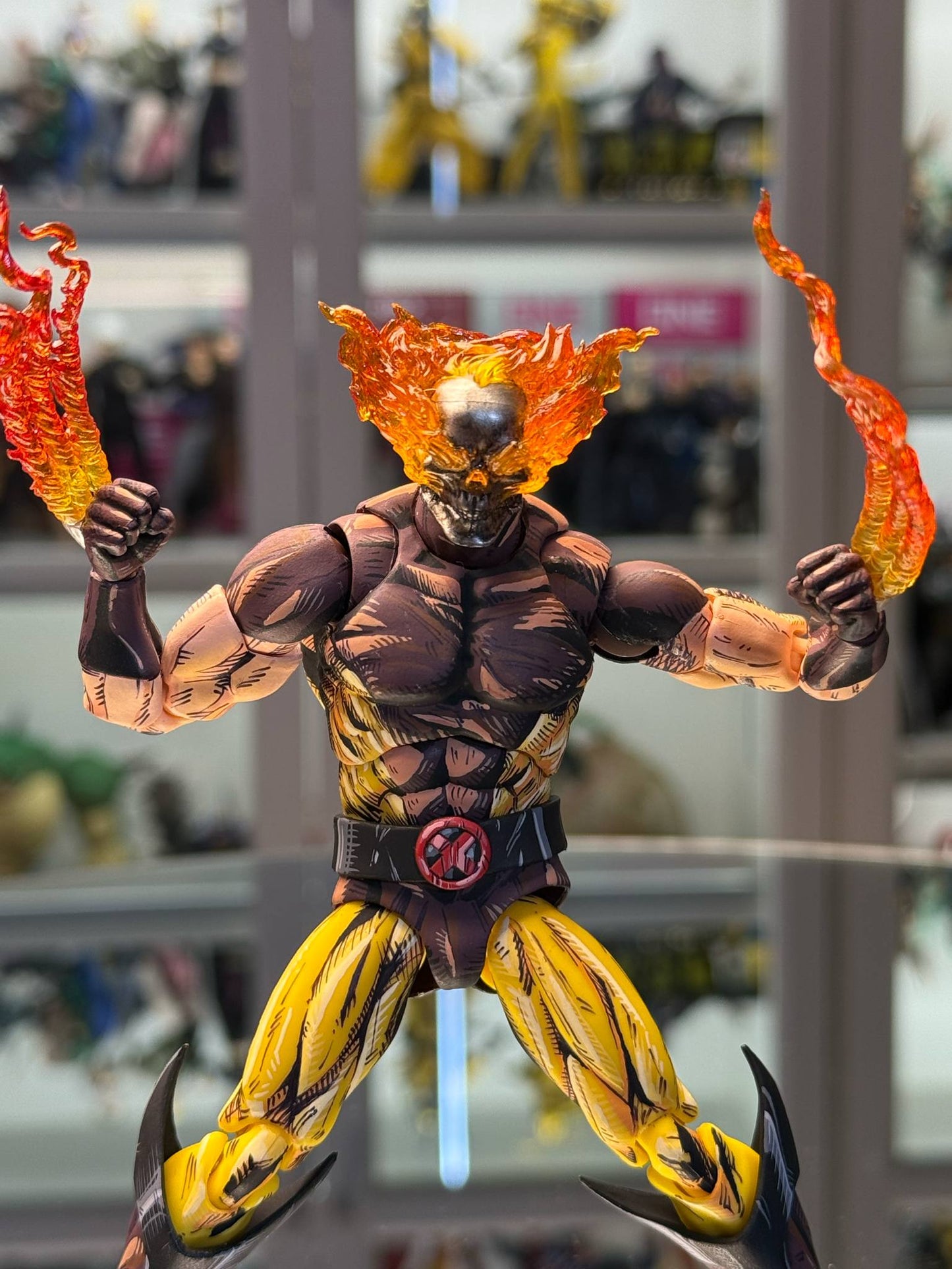 Custom 1/12 Action Figure Comic painting CT Toys Hellverine (Including Figure)