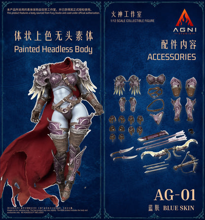 (Pre-Order) Agni Stuido 1/12 Fallen Huntress and FR Head Set Action figure
