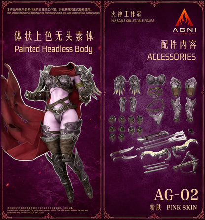 (Pre-Order) Agni Stuido 1/12 Fallen Huntress and FR Head Set Action figure