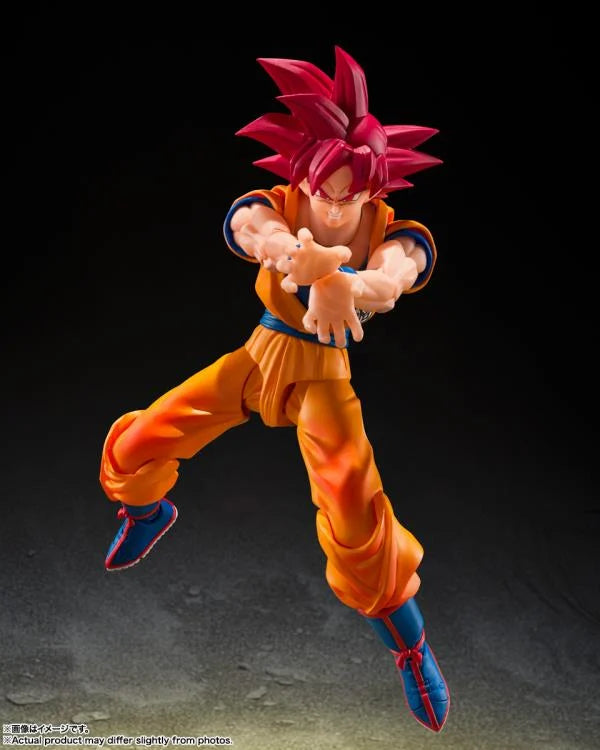 (Pre-Order) Dragon Ball Super S.H.Figuarts Super Saiyan God Goku (God Aura) Action Figure