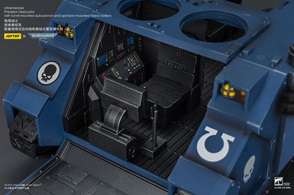 (Pre-Order) Warhammer 40k Ultramarines Predator Destructor with turret-mounted autocannon and sponson-mounted heavy bolters