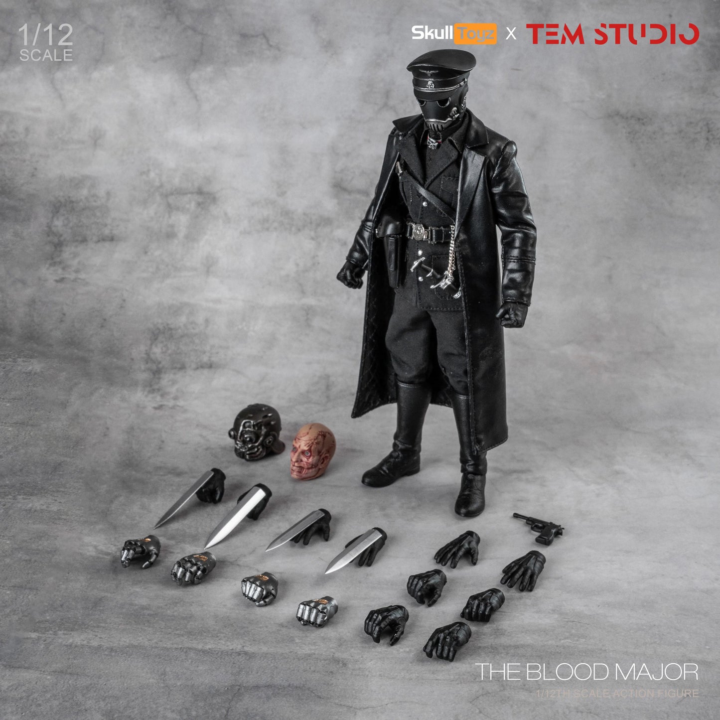 (Pre-Order) TEM STUDIO x Skull Toyz The Blood Major 1/12 Action Figure TEMS002