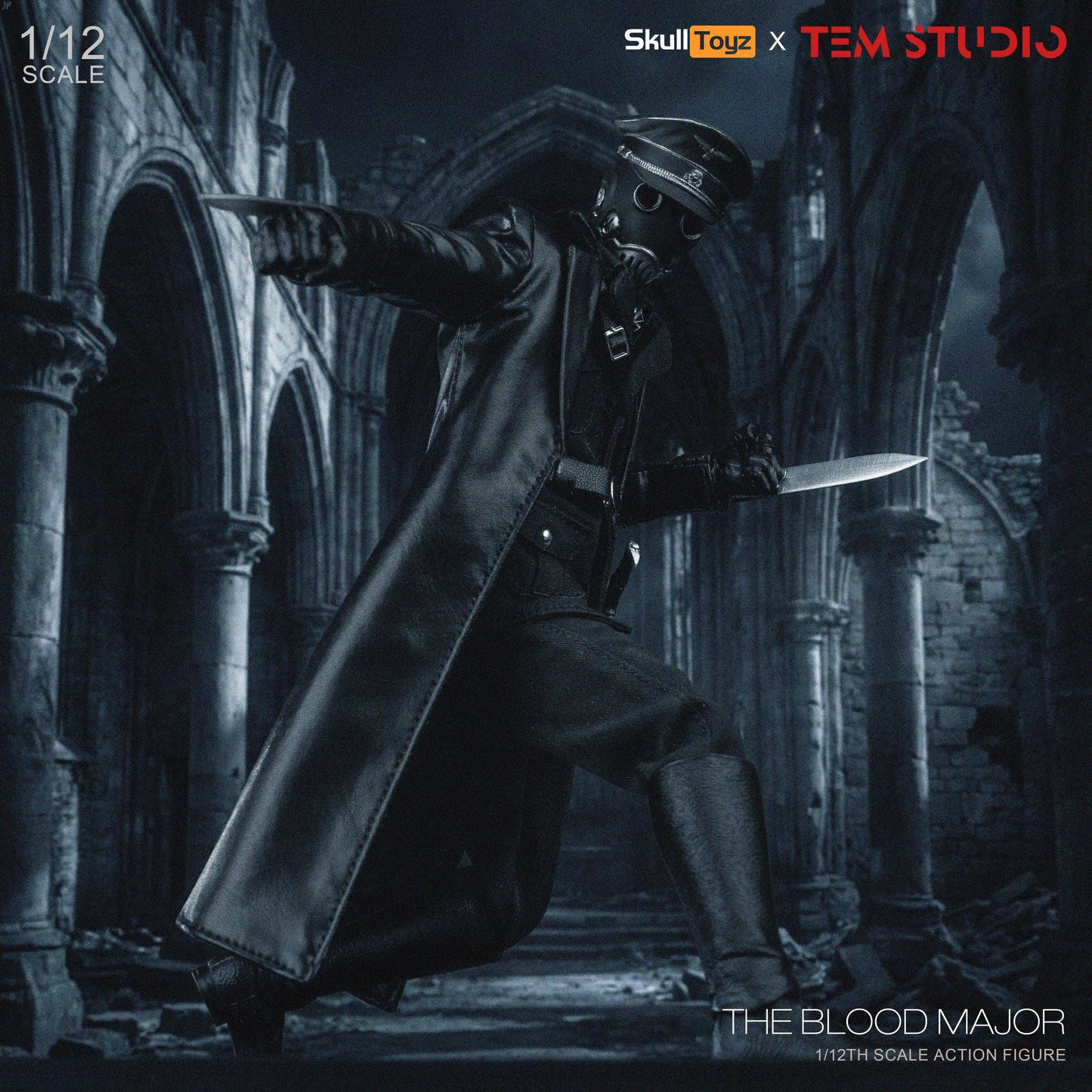 (Pre-Order) TEM STUDIO x Skull Toyz The Blood Major 1/12 Action Figure TEMS002