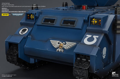 (Pre-Order) Warhammer 40k Ultramarines Predator Destructor with turret-mounted autocannon and sponson-mounted heavy bolters