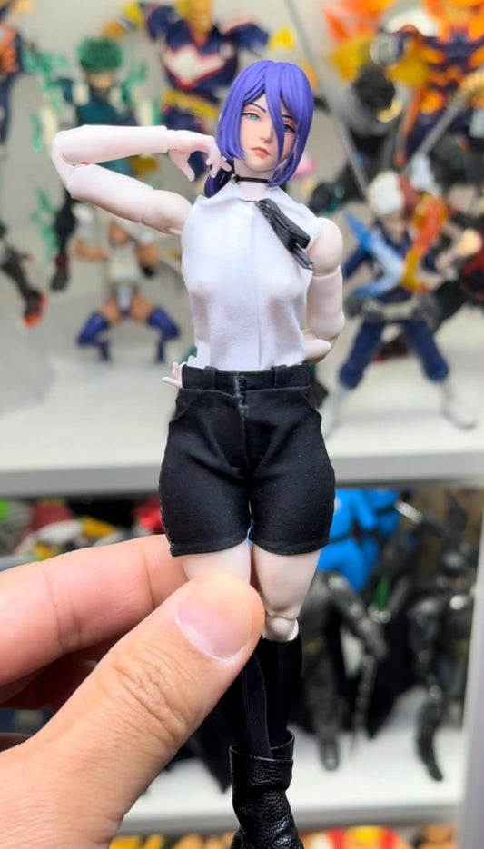 Custom 1/12 Action Figure Chainsaw Man Bomb Devil Reze