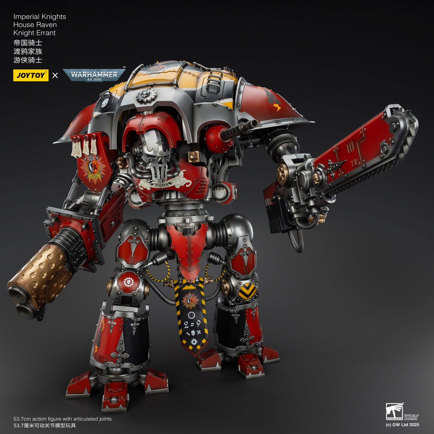 (Pre-Order) Warhammer 40k Imperial Knights House Raven Knight Errant