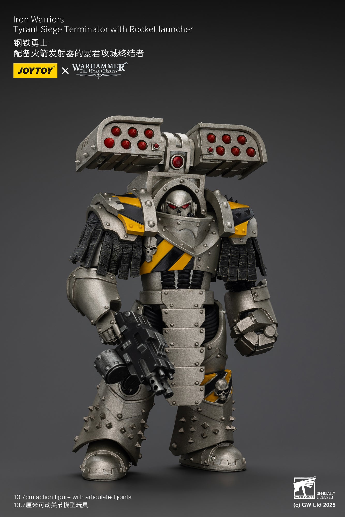 (Pre-Order) Warhammer The Horus Heresy Iron Warriors Tyrant Siege Terminator with Rocket launcher