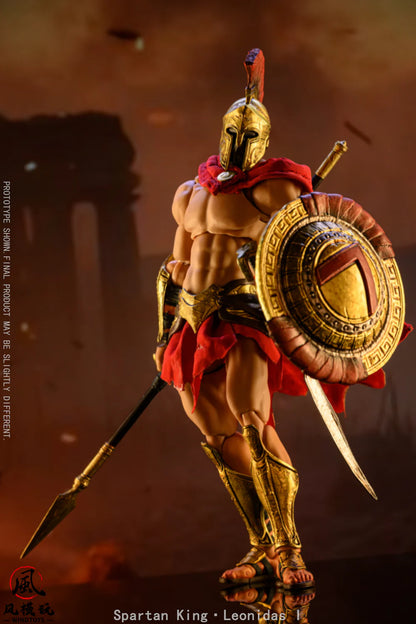(Pre-Order) Wind Toys 1/12 Spartan King Leonidas FMW004 Standard and Bloodstained Version action figure