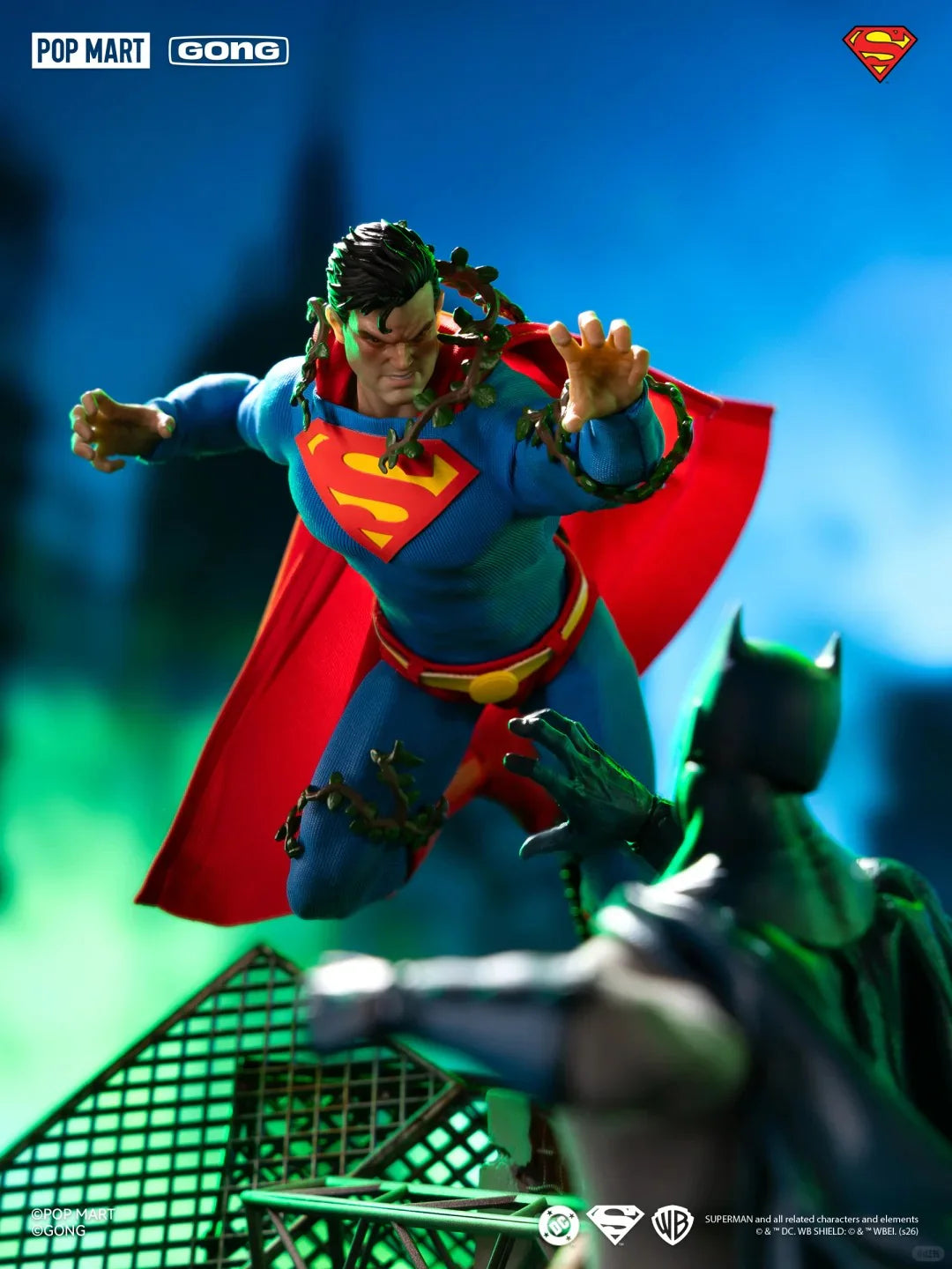 POPMART GONG 1/12 Official Licensed DC Hush Superman Action Figure