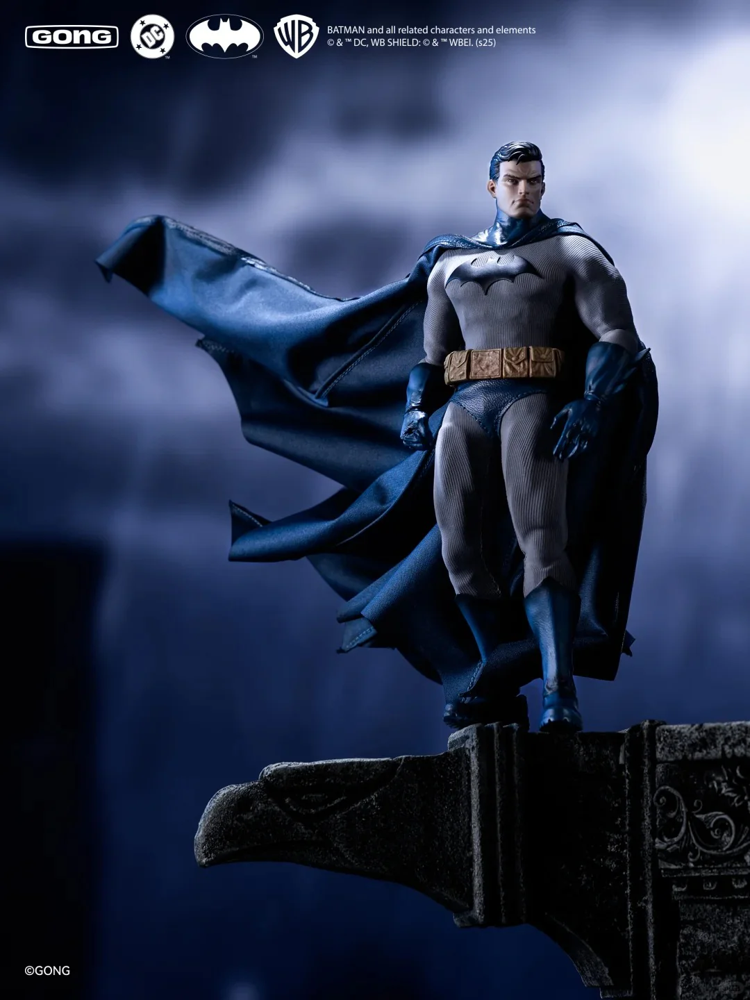 POPMART GONG 1/12 Official Licensed DC Hush Batman Action Figure
