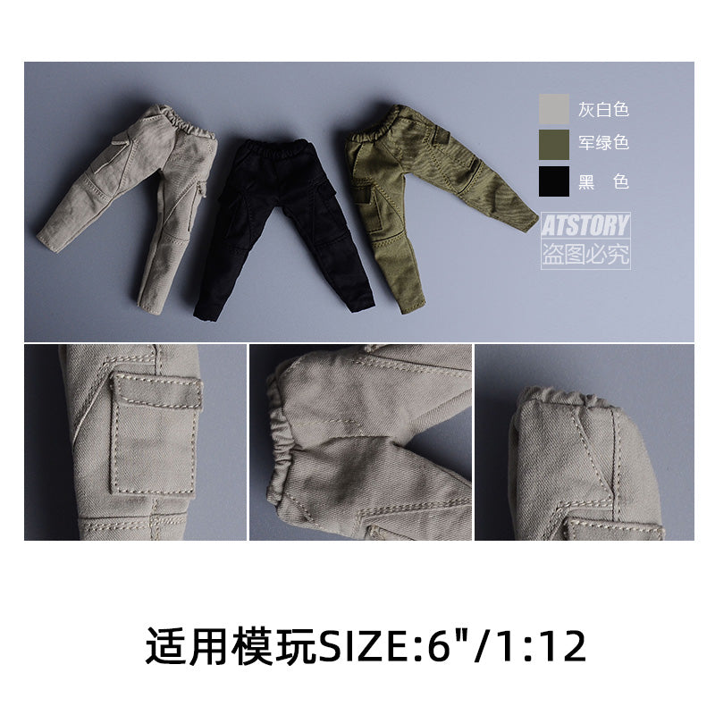 Pants for 1/12 6 inch figure