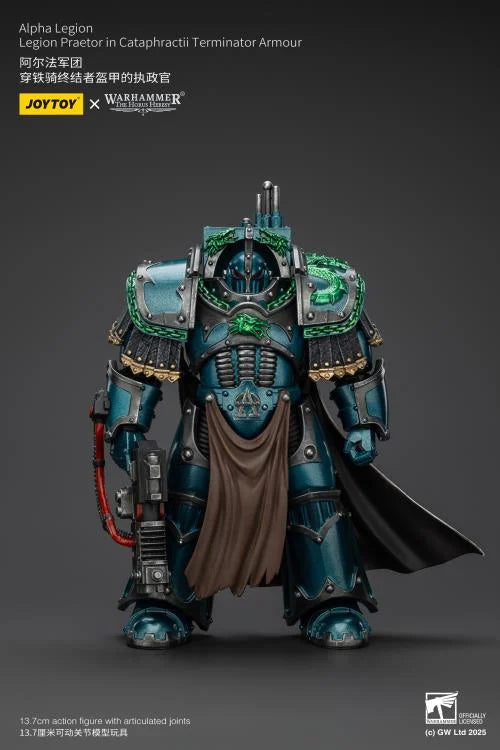 Warhammer The Horus Heresy Alpha Legion Legion Praetor in Cataphractii Terminator Armor