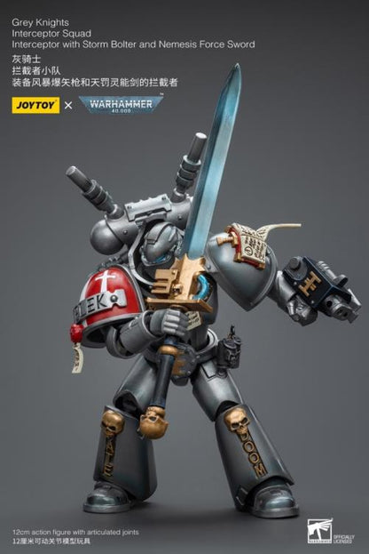 (Pre-Order) Warhammer 40K Grey Knights Interceptor Squad Interceptor with Storm Bolter and Nemesis Force Sword
