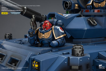 (Pre-Order) Warhammer 40k Ultramarines Predator Destructor with turret-mounted autocannon and sponson-mounted heavy bolters