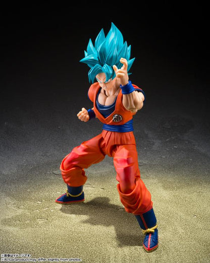 (Pre-Order) Dragon Ball Super S.H.Figuarts Super Saiyan God Super Saiyan Goku (Blue Power Transcending Limits) Action Figure