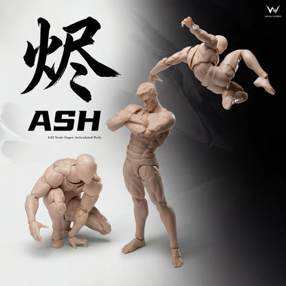 (Pre-Order) Whale Works 1/12 Super Articulated Male Body ASH action figure