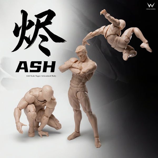 Whale Works 1/12 Super Articulated Male Body ASH action figure