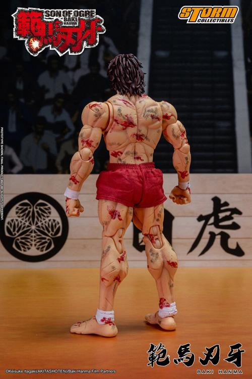 Storm Collectibles Baki Hanma (Battle Damaged Ver.) 1/12 Scale Limited Edition Action Figure (In Stock)