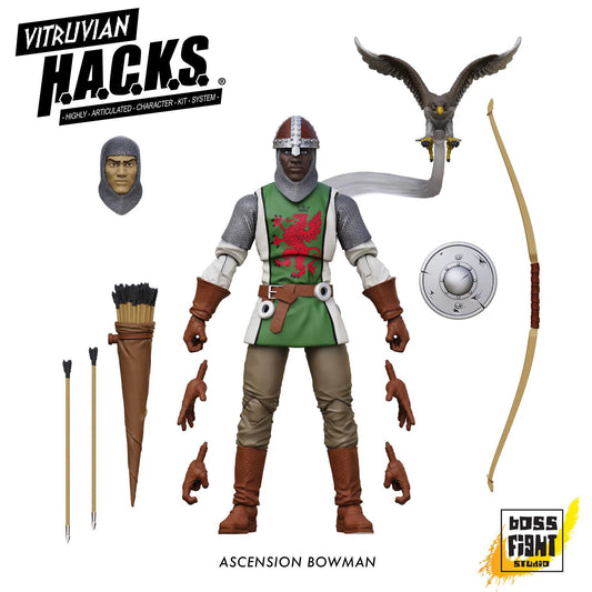 (Pre-Order) Boss Fight Studio Middle Ages Vitruvian Hacks Ascension Bowman 1/18 Action Figure