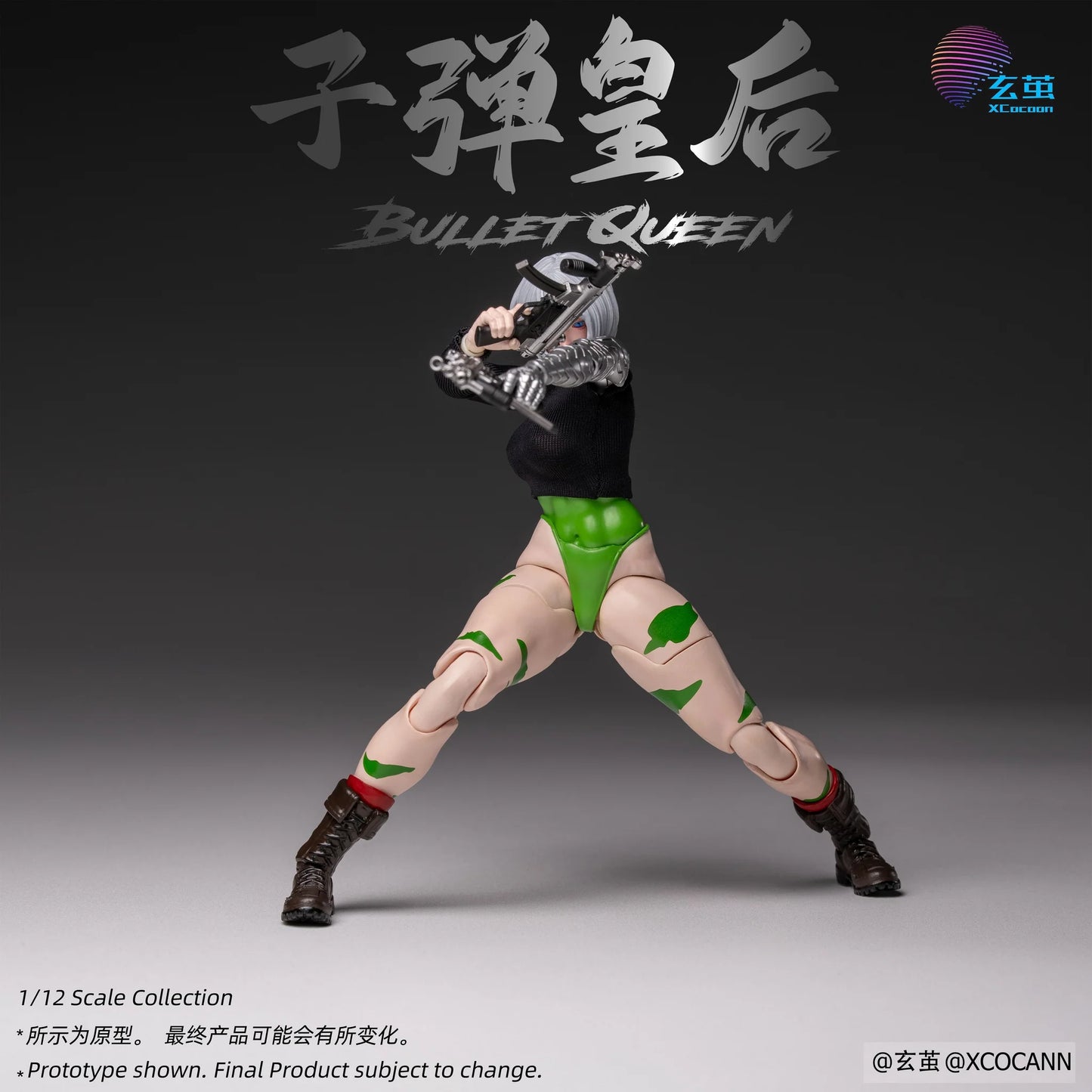 (Pre-Order) Xocann studio 1/12 Cyberpunk fighters Club NO.2 Bullet Queen action figure MF001 Kit
