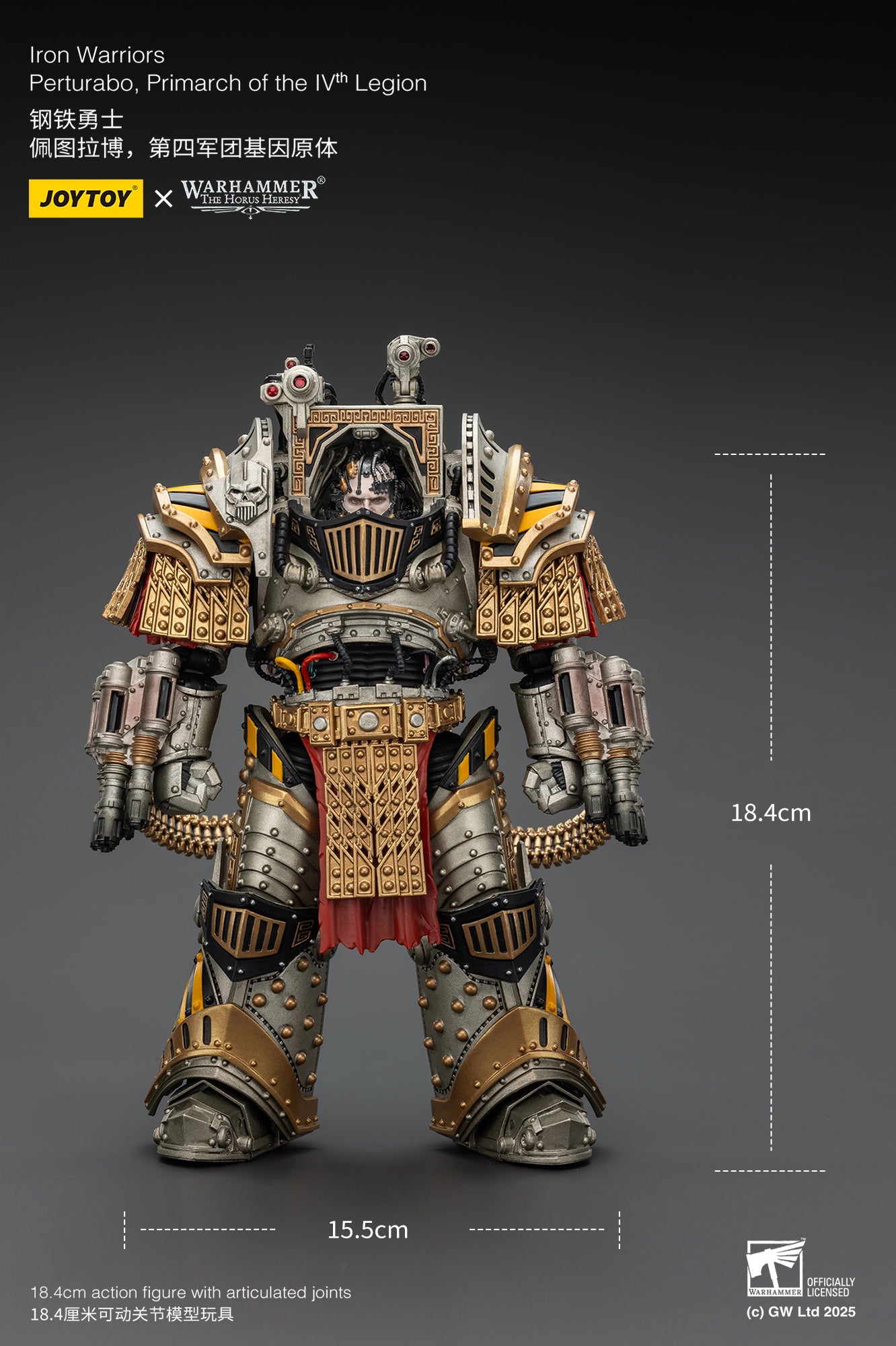 (Pre-Order) Iron Warriors Perturabo, Primarch of the lVth Legion