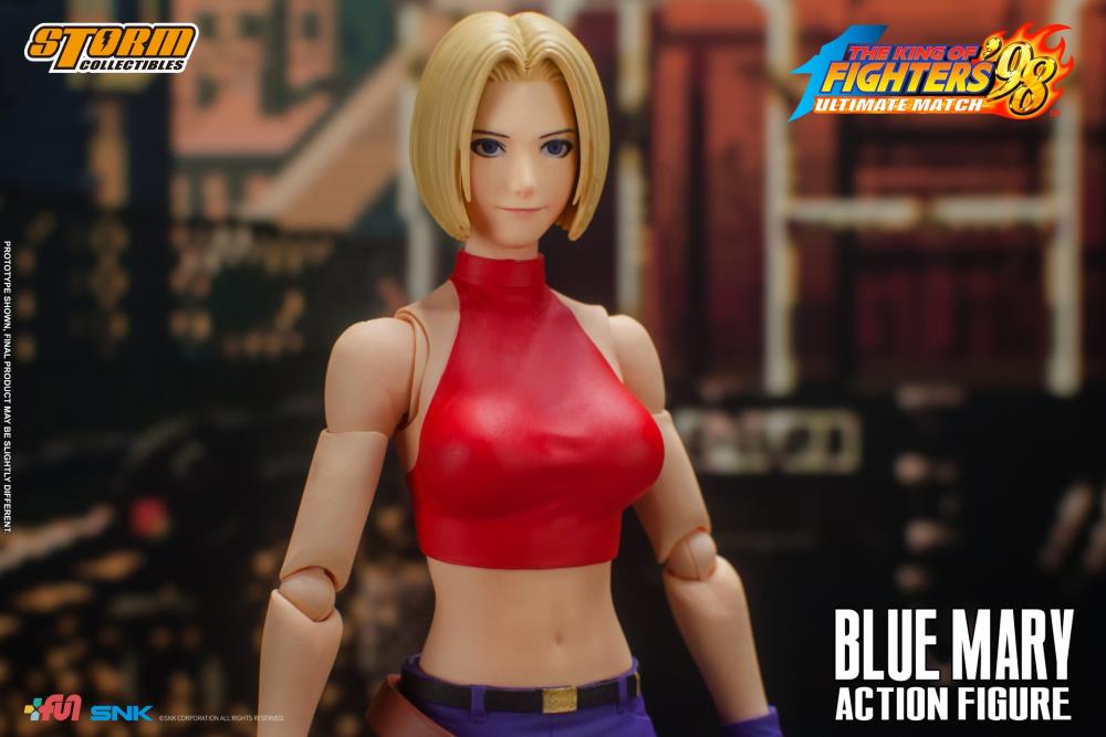 STORM COLLECTIBLES The King of Fighters '98 Blue Mary 1/12 Scale Figure (In Stock)