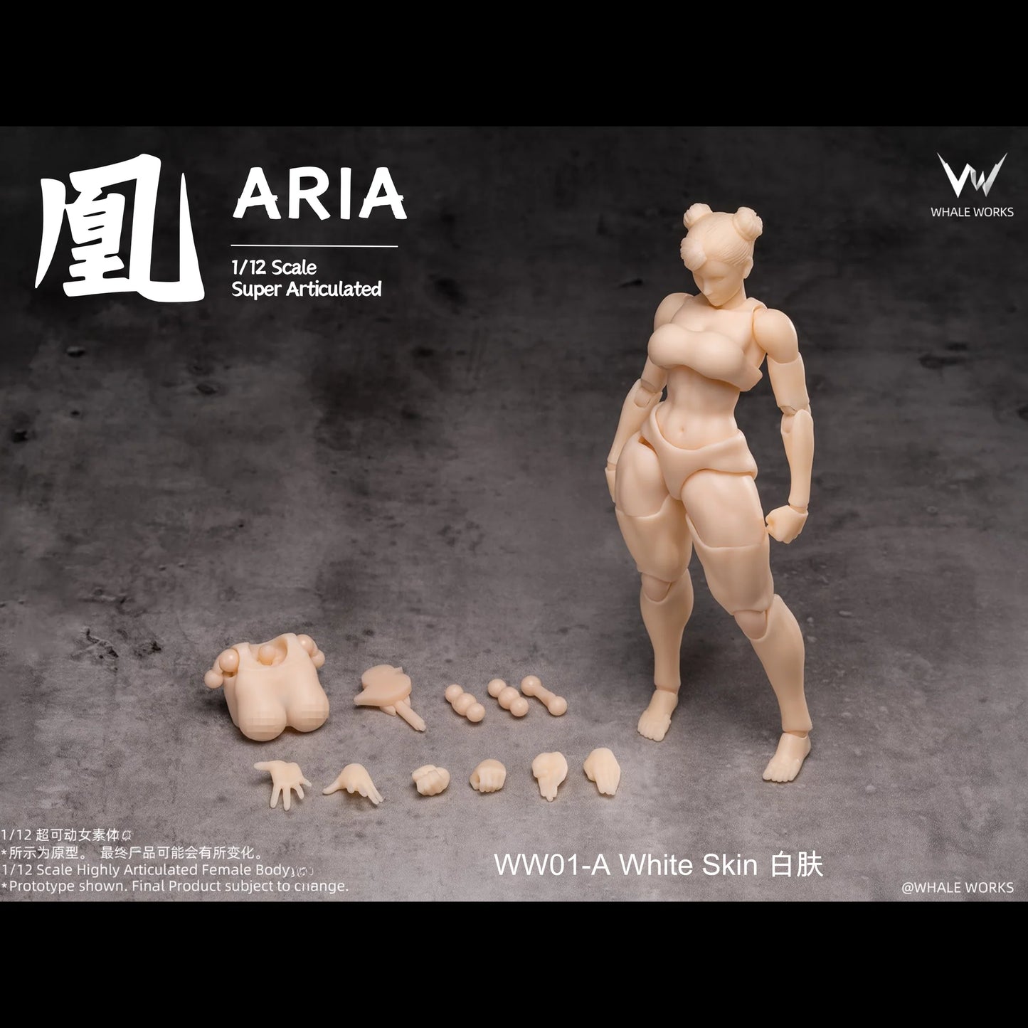(Pre-Order) Whale Works 1/12 Super Articulate figures Aria and Rin