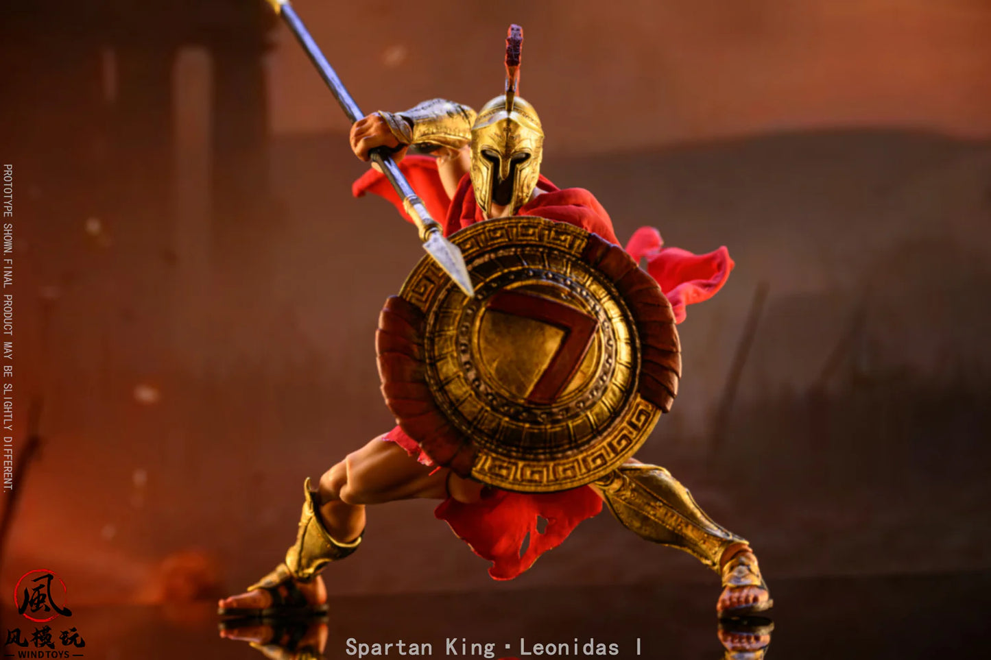 (Pre-Order) Wind Toys 1/12 Spartan King Leonidas FMW004 Standard and Bloodstained Version action figure