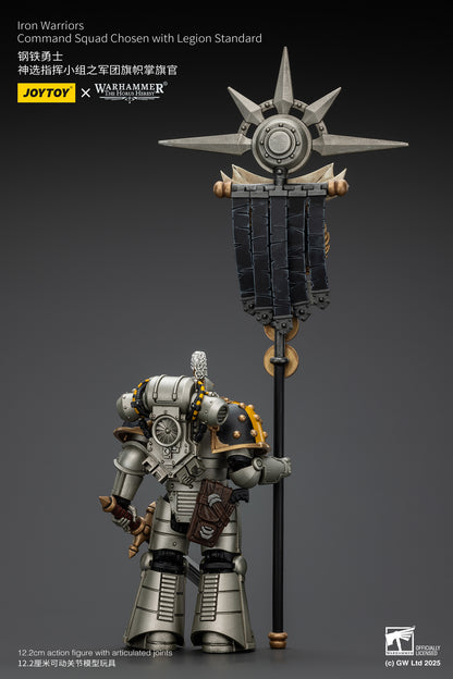 (Pre-Order) Warhammer The Horus Heresy Iron Warriors Command Squad Chosen with Legion Standard