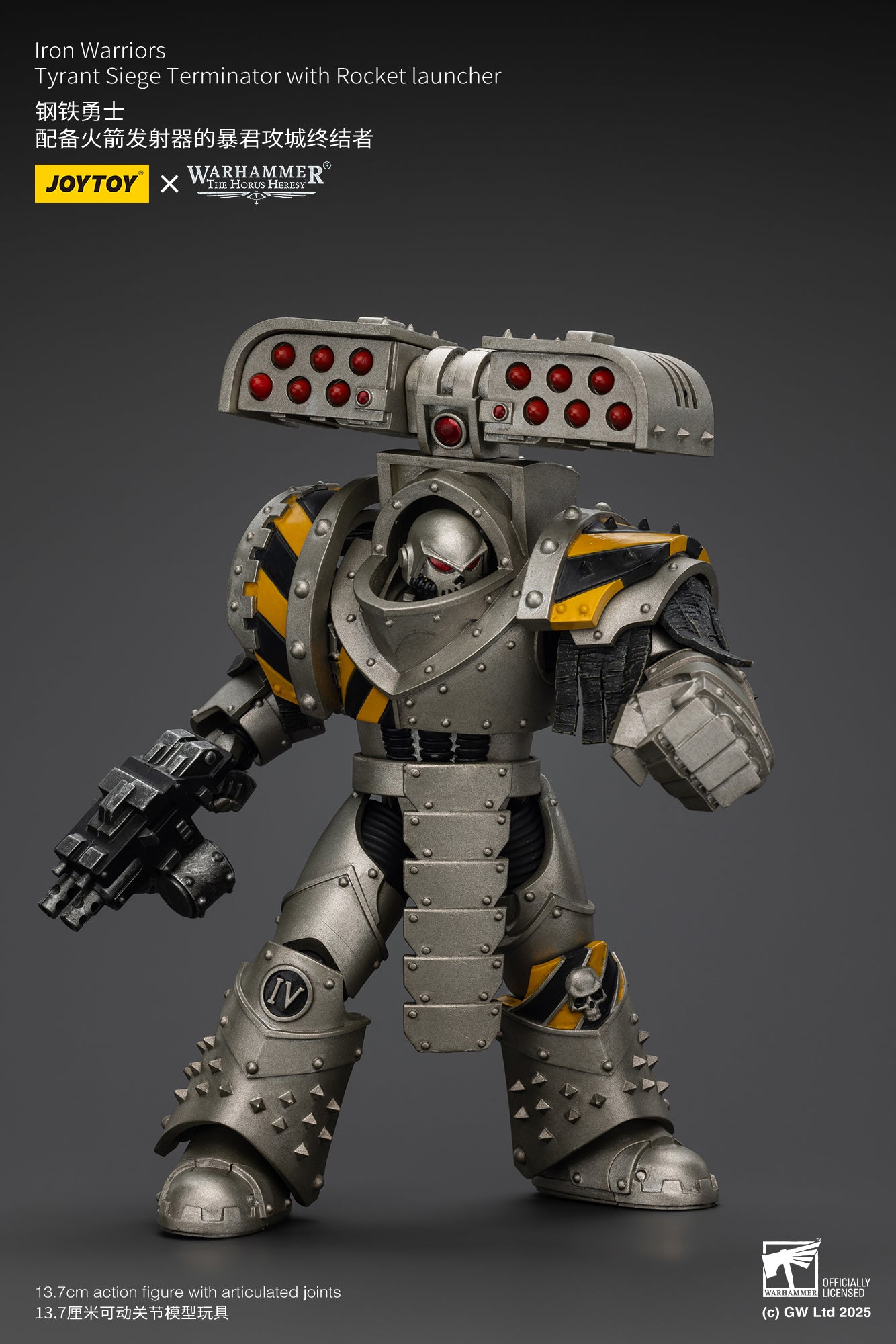 (Pre-Order) Warhammer The Horus Heresy Iron Warriors Tyrant Siege Terminator with Rocket launcher