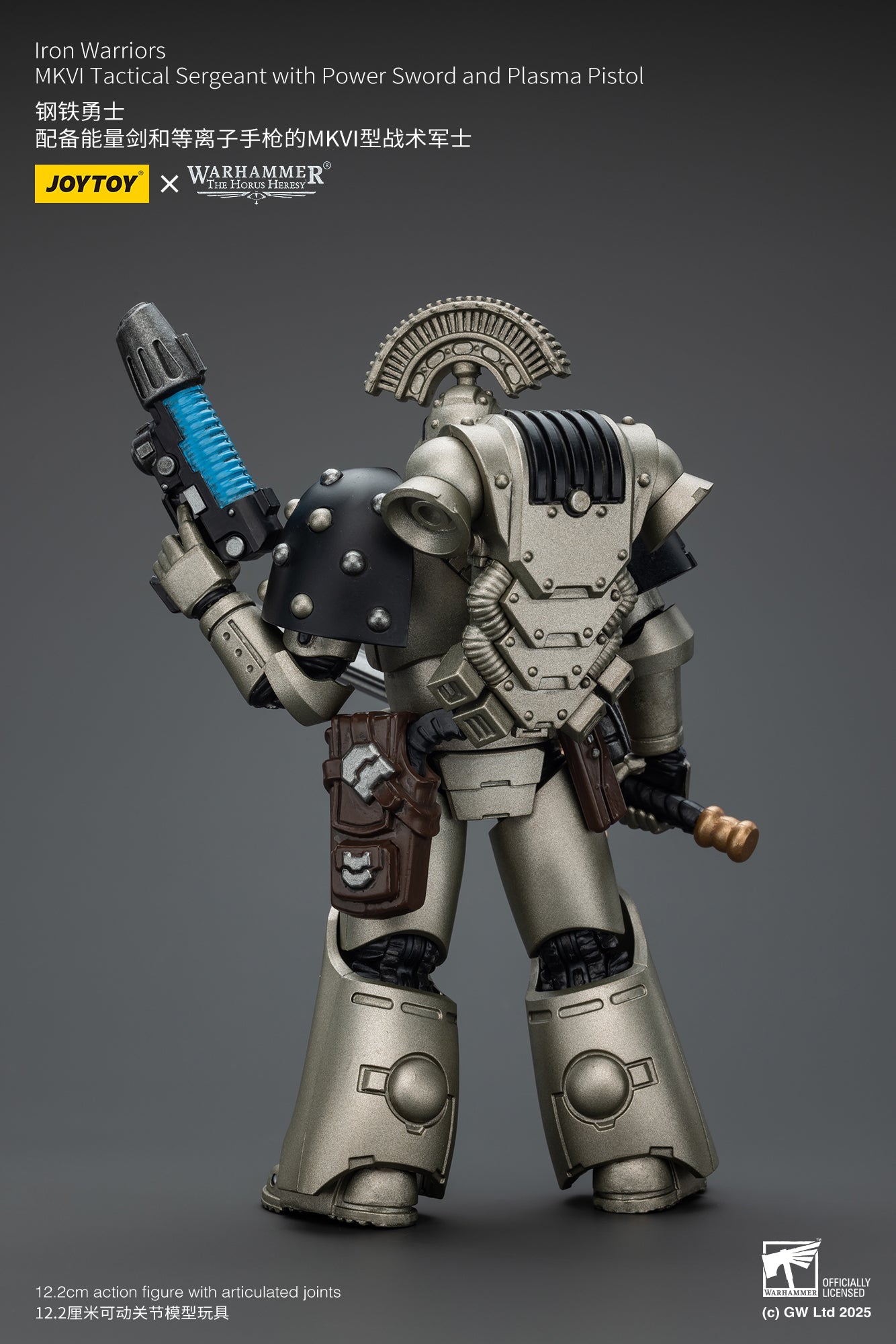 (Pre-Order) Warhammer The Horus Heresy Iron Warriors MKVI Tactical Sergeant with Power Sword and Plasma Pistol