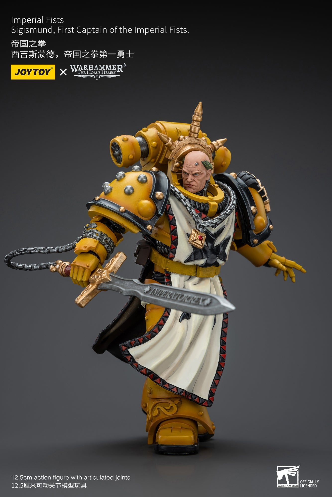 Warhammer The Horus Heresy Imperial Fists Sigismund, First Captain of the Imperial Fists (In Stock)