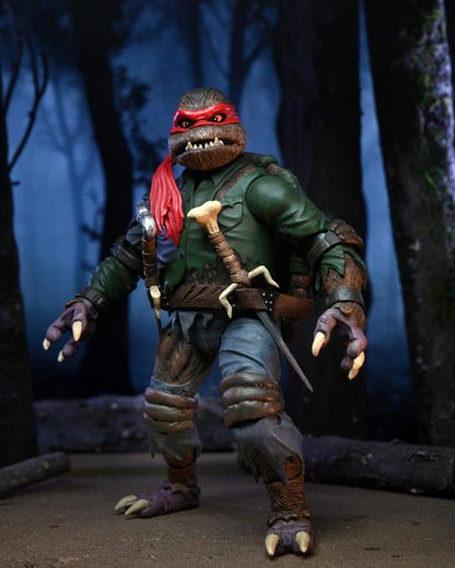 Neca Universal Monsters x Teenage Mutant Ninja Turtles Ultimate Raphael as Wolfman (In Stock)